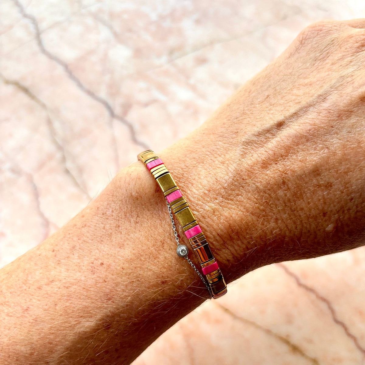 Ibiza Bracelet Cleopatra Gold with Candy