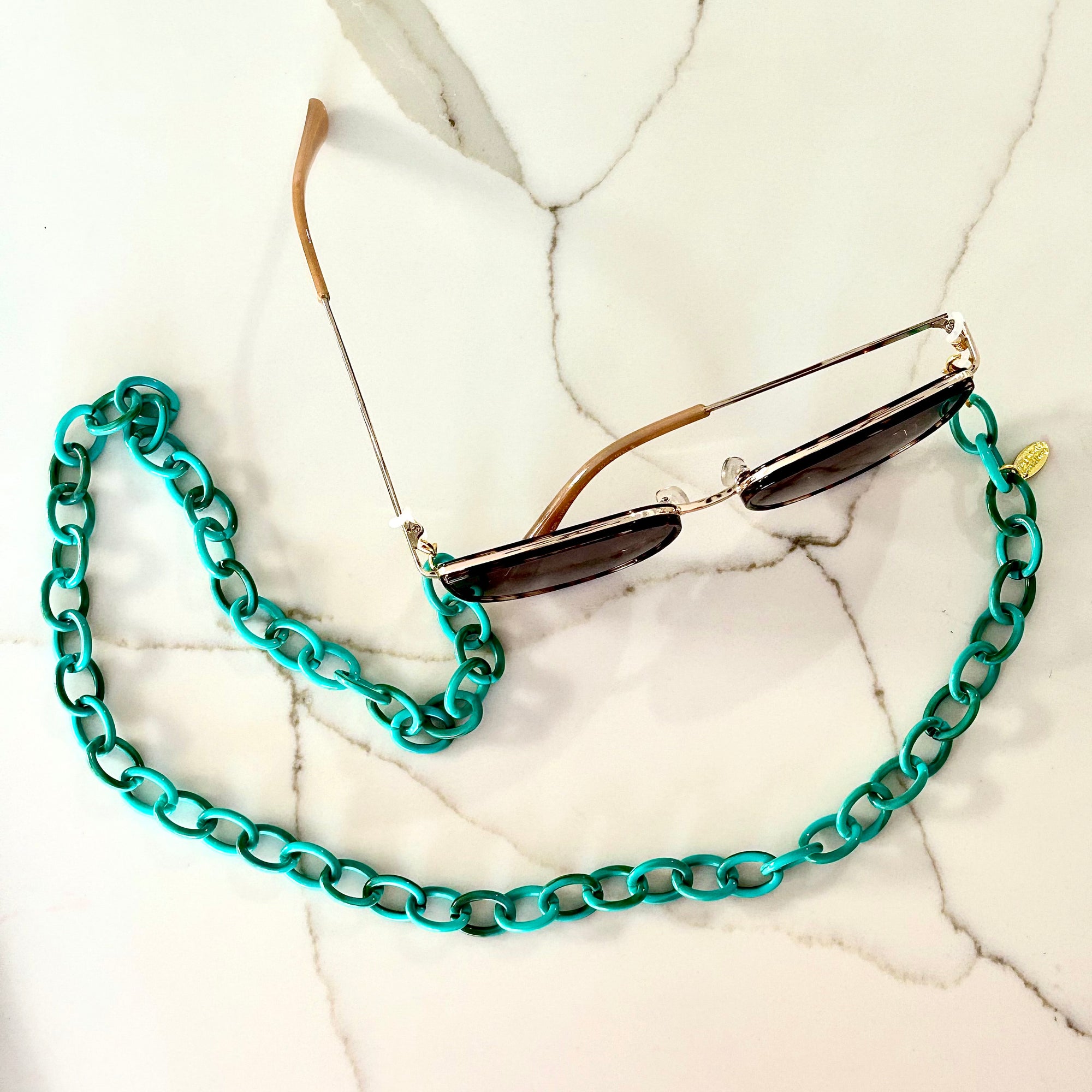 Bondi Glasses Chain Turquoise