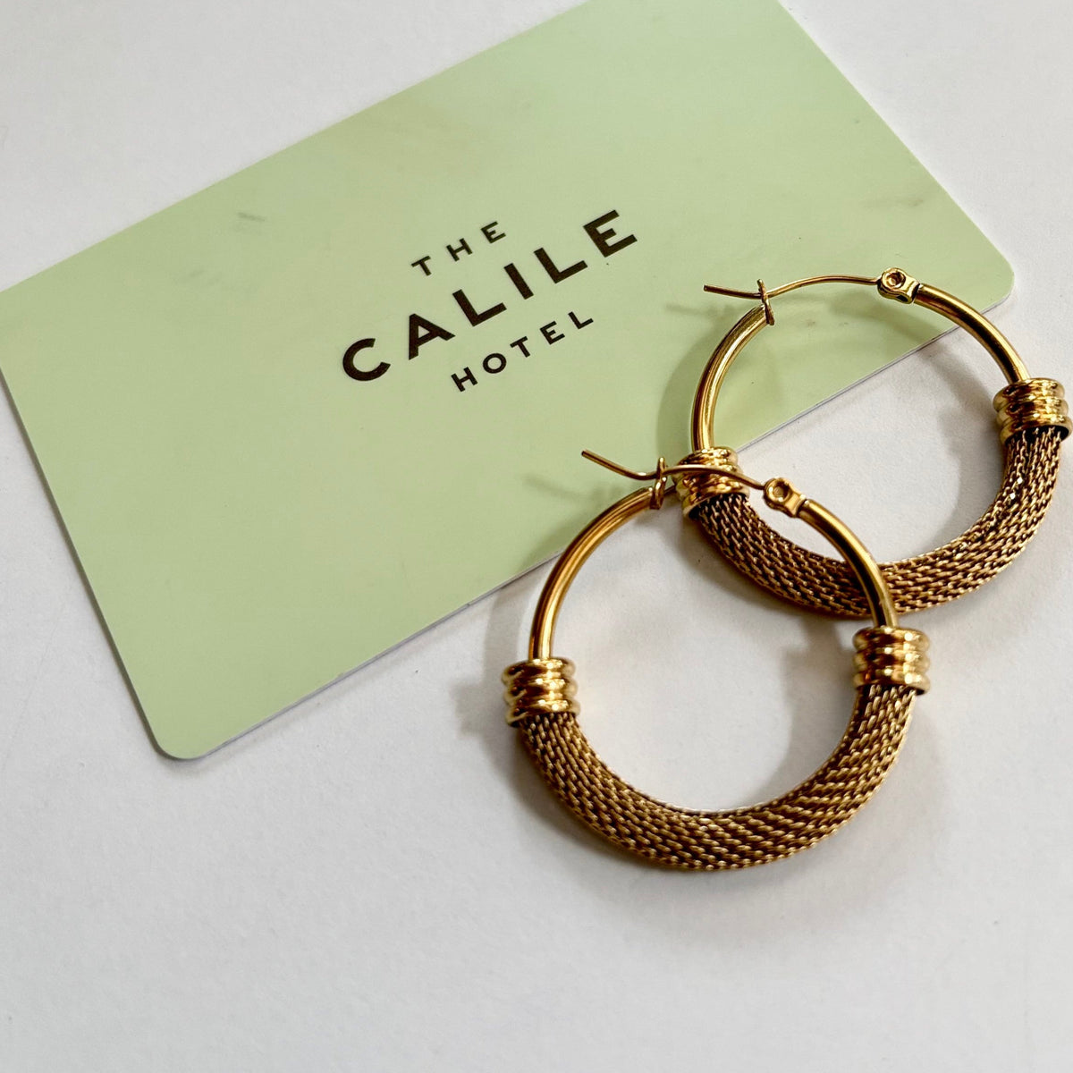 Bohemium Luxe Gold Hoop Earrings