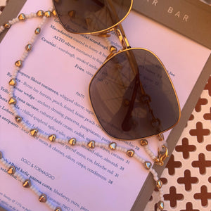 Love Sunglass Chain Olive Green