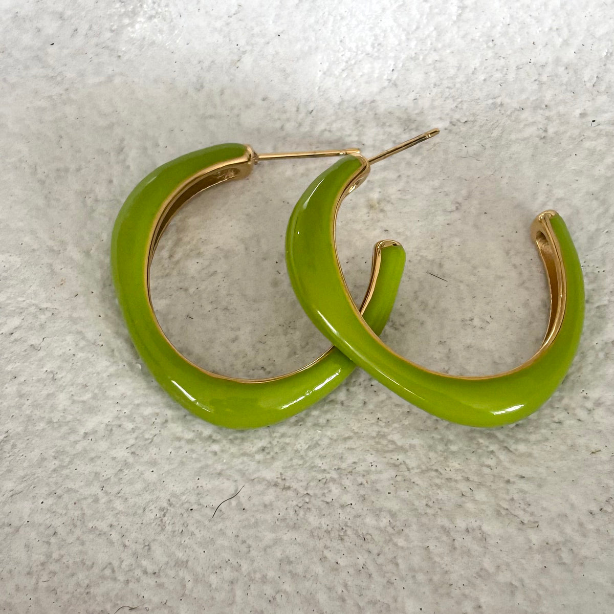 St Tropez Hoops - Lime