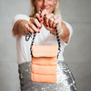 Amour Cross Body Bag, Phone Pouch - Coral