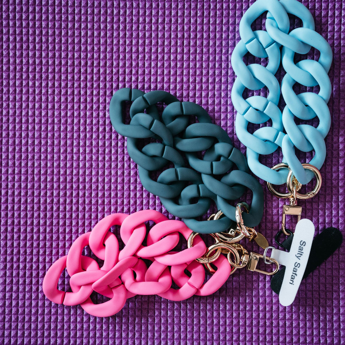 Santorini Key Ring / Phone Charm - Turquoise