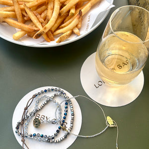 Infinity Wrap Bracelet, Silver Hues