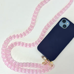 Capri cross body phone strap - Sorbet