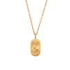 Zodiac Necklace Ancient Symbol - Pisces