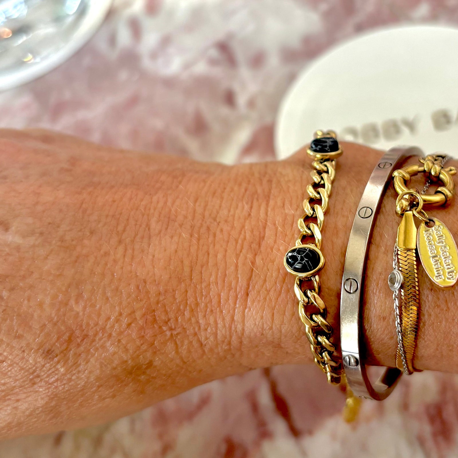 Vale Gold Bracelet Midnight