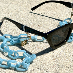 Capri Chain Sky Blue - Sunglass Chain