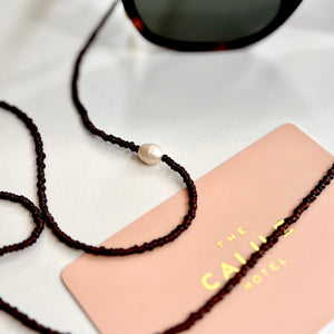 Lulu Glasses Chain chocolate