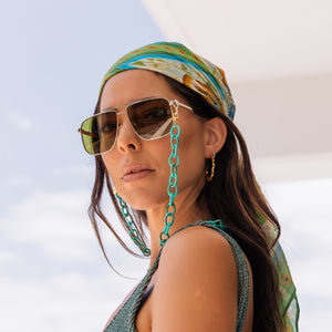 Bondi Glasses Chain Turquoise