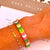 Caribbean bracelet, Greens & Pinks