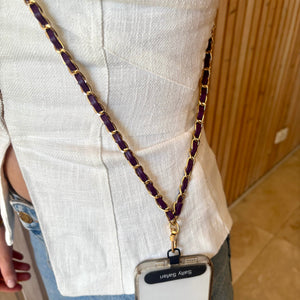 Cross body phone strap - Shiraz