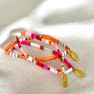 Ibiza Bracelet - Valentino Pinks