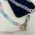 Capri cross body phone strap - Rainbow