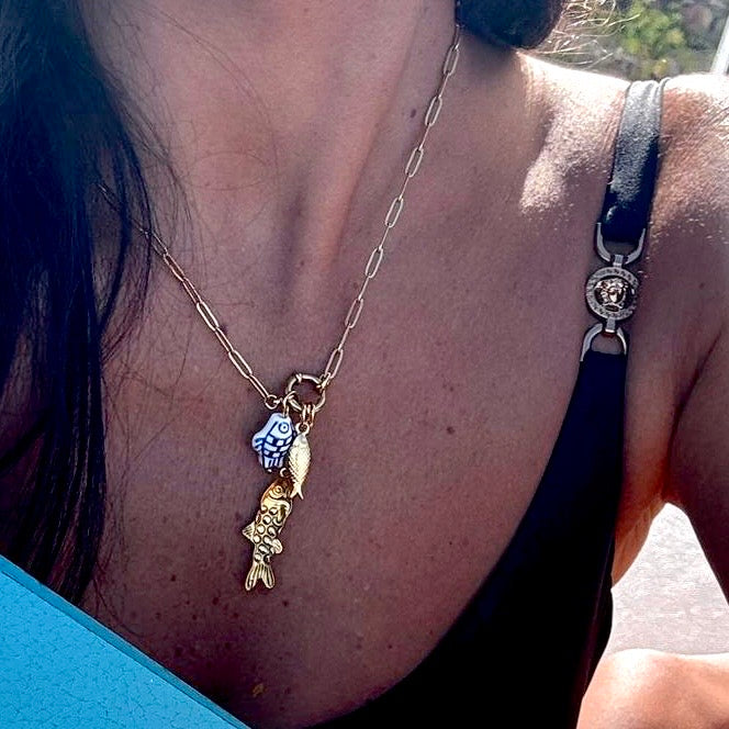 Sicilian Shores charm necklace - Ocean Charms