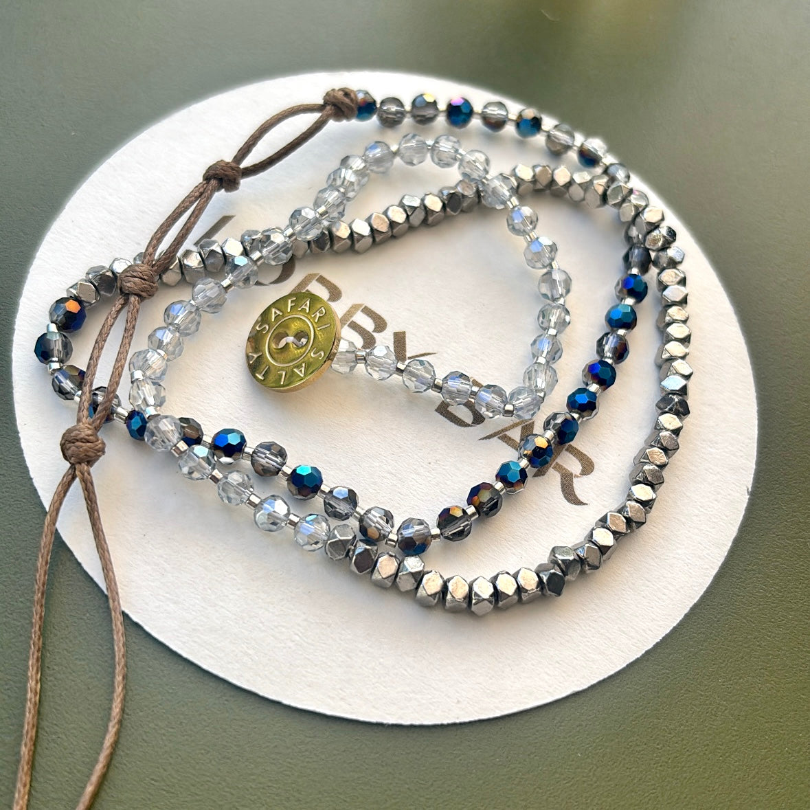 Infinity Wrap Bracelet, Silver Hues