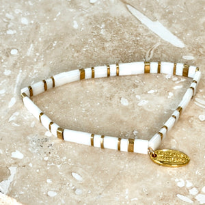 Ibiza Bracelet Block White