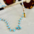 Turquoise Crystals Sunglass Chain