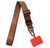 Canvas cross body phone strap - Chocolate