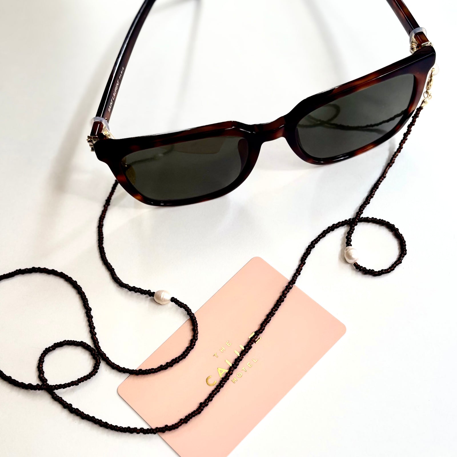 Lulu Glasses Chain chocolate