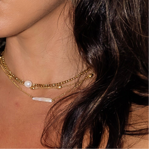 Tear Drop necklace - 18k Gold Plated