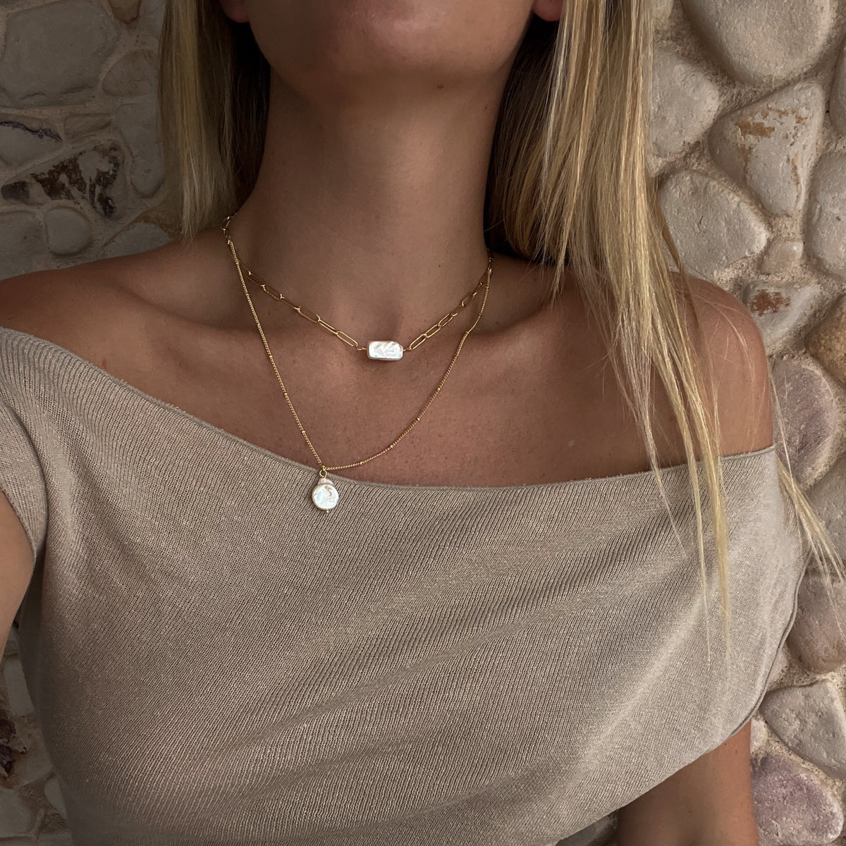 Kristy Pearl Necklace