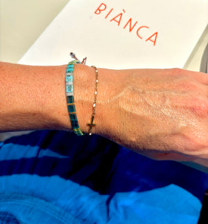 Mykonos Bracelet - Neon Turquoise