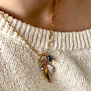 Sicilian Shores charm necklace - Protection Charm