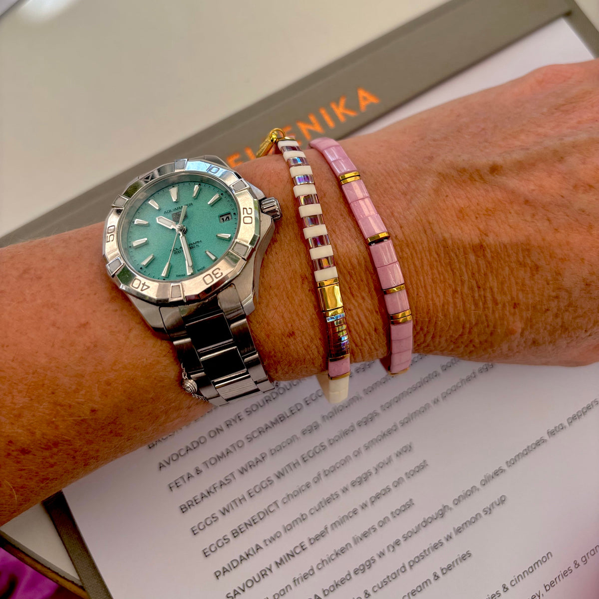 Ibiza Bracelet Cluster, Sherbet Crush