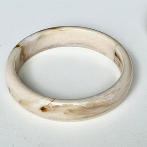 Medium Resin Bangle - Sand