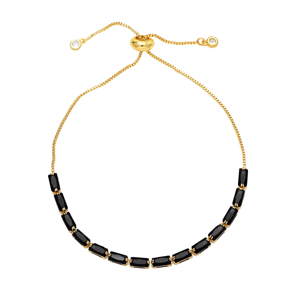 Helena Tennis Bracelet, Midnight