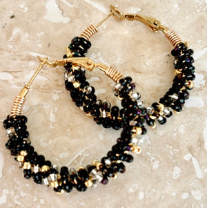 Bondi Hoops Black & Gold