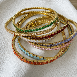 Billi Tennis Bracelet Apple Green