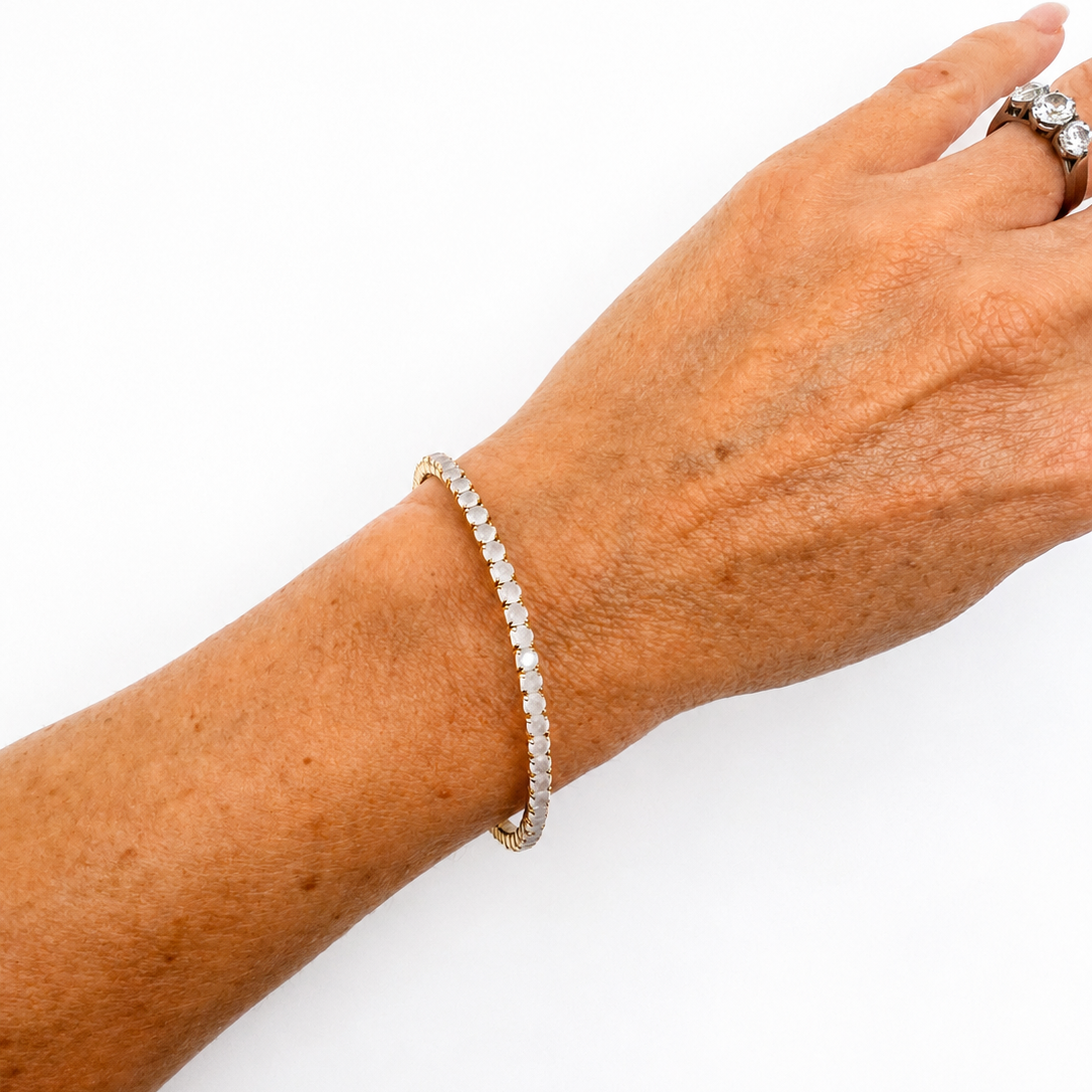 Billi Tennis Bracelet Nude