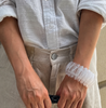 Statement Resin Bangle - Clear