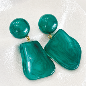 Statement Resin Earring Apple