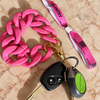 Santorini Key Ring / Phone Charm - Candy Pink