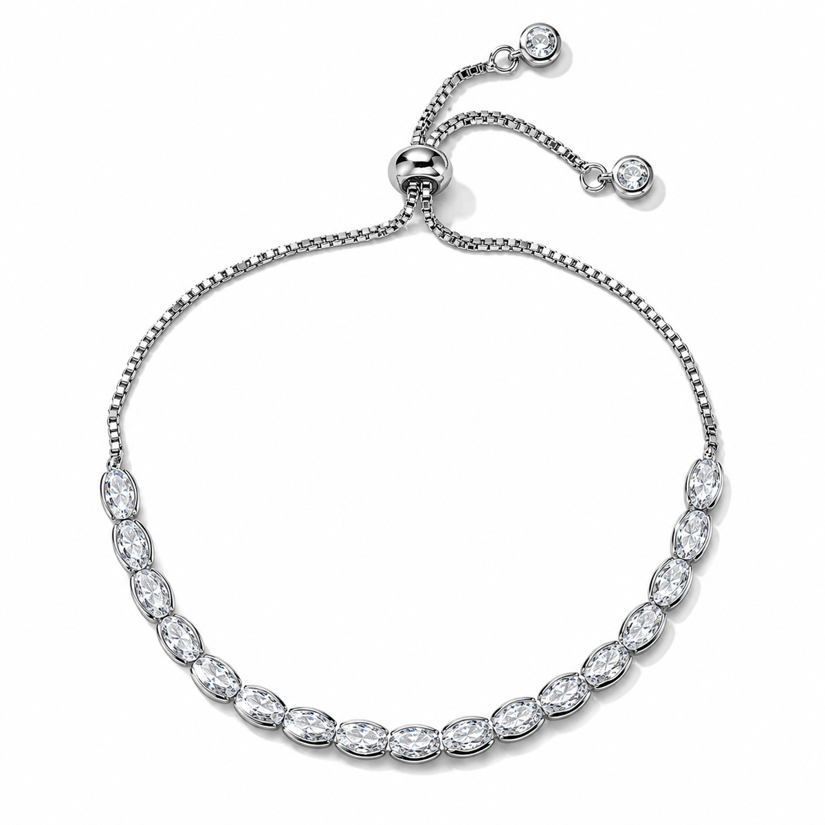 Sia Tennis Bracelet Silver