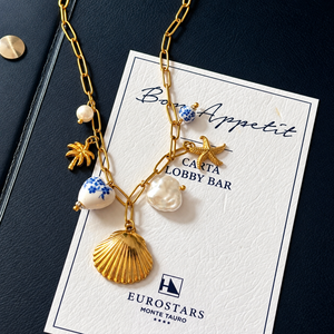 Sicilian charm necklace Gold
