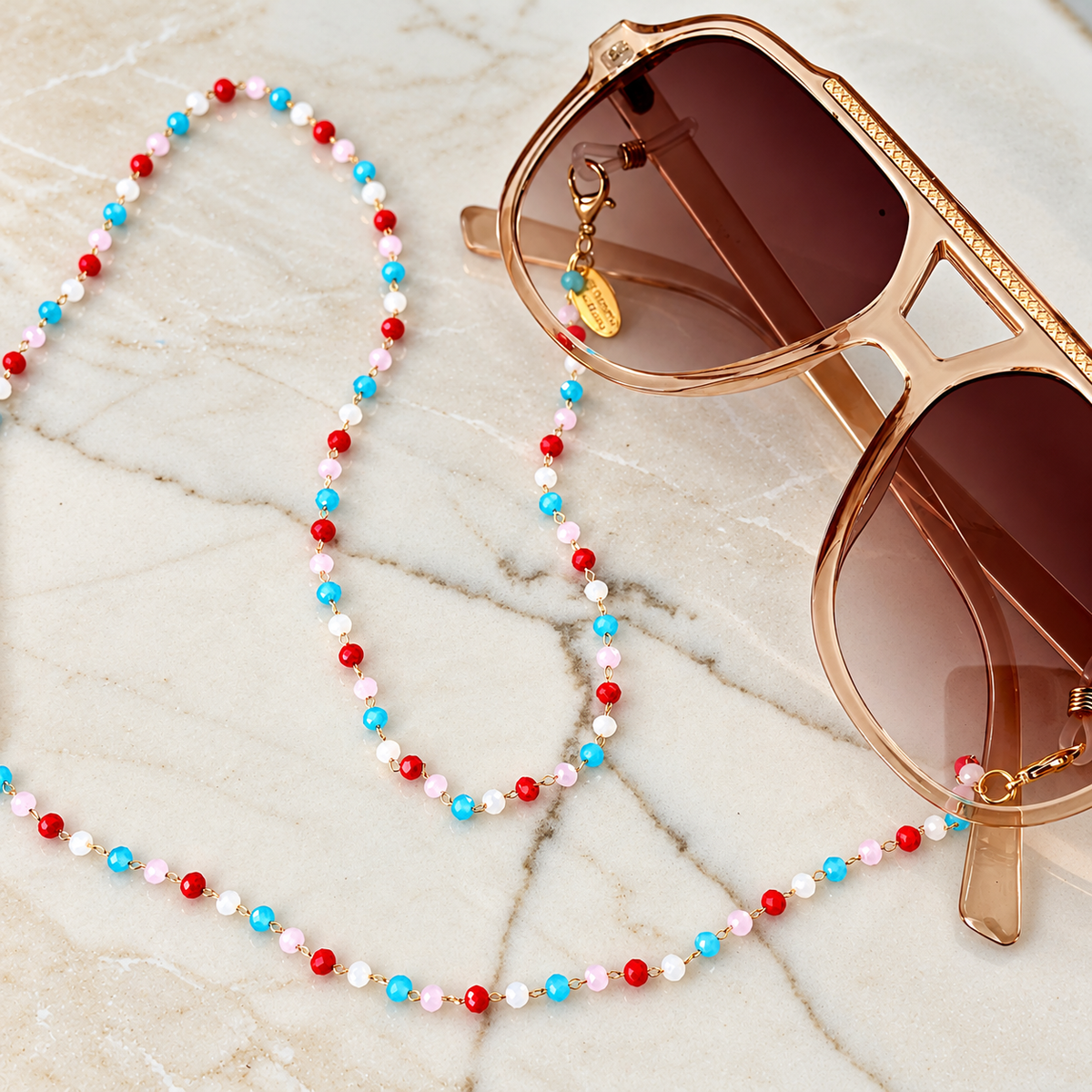 Kristy Sunglass Chain - Multi Coloured