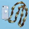 Amalfi Cross body phone strap - Mixed Latte