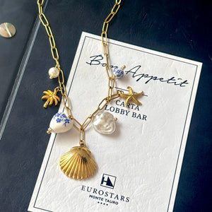 Sicilian charm necklace Gold