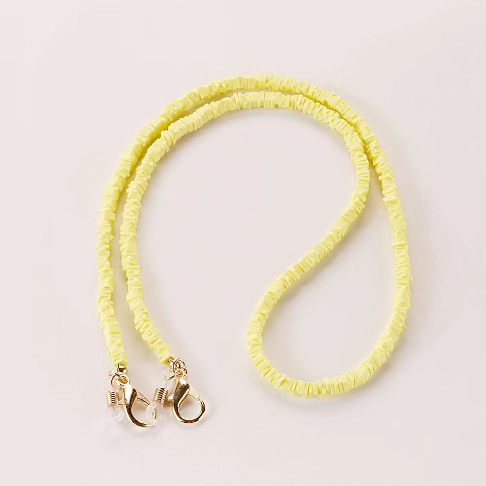 La Med Glasses Chain Lemon