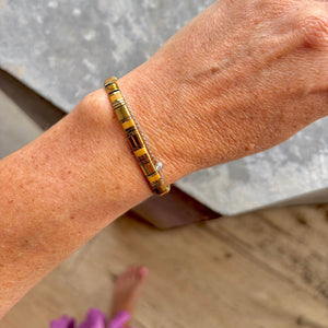 Ibiza Bracelet Cleopatra Gold with Caramel Tones