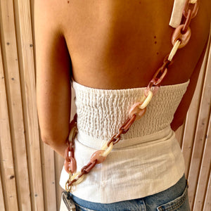 Amalfi Cross body phone strap - Mixed Sorbet