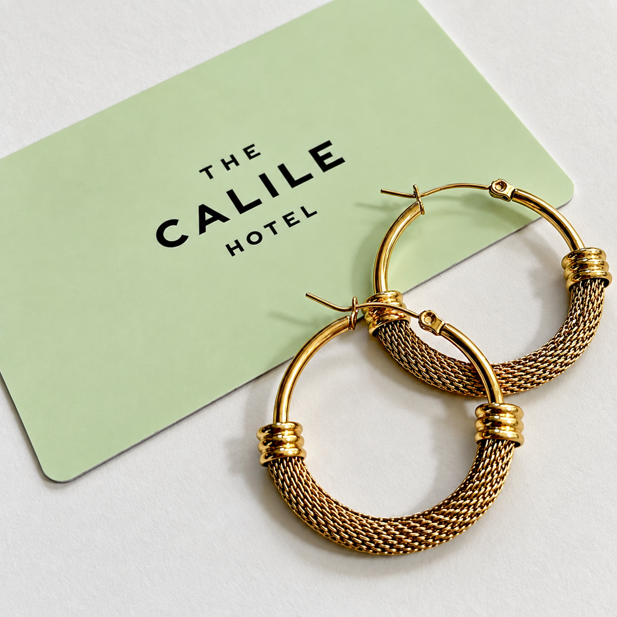 Bohemium Luxe Gold Hoop Earrings