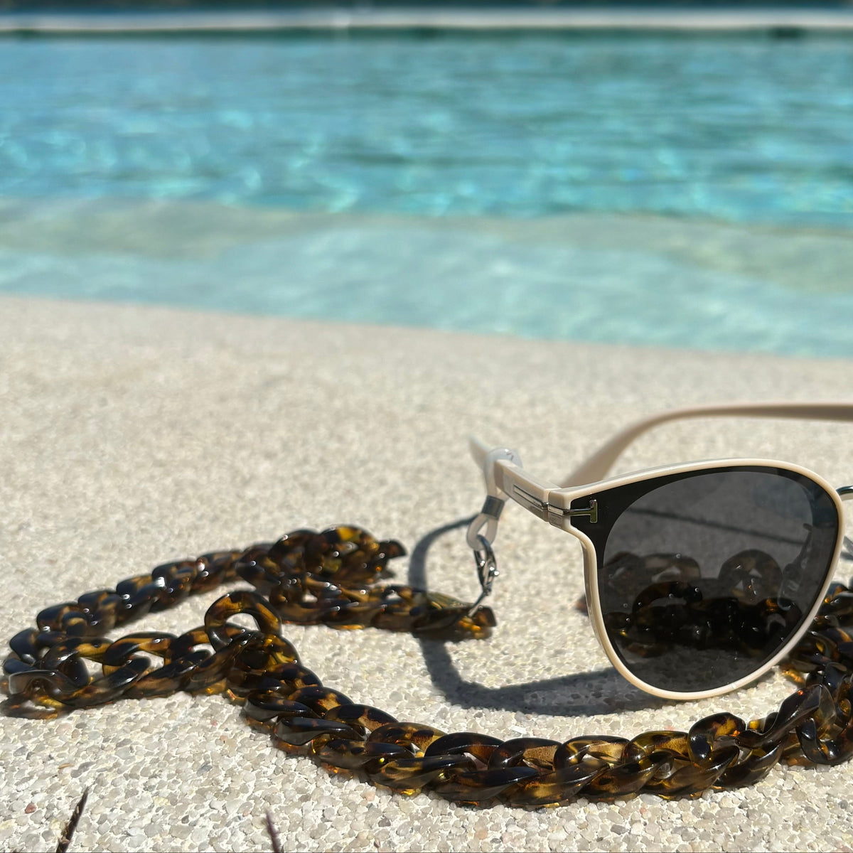 Glasses Chain - Classic Tortoise Shell