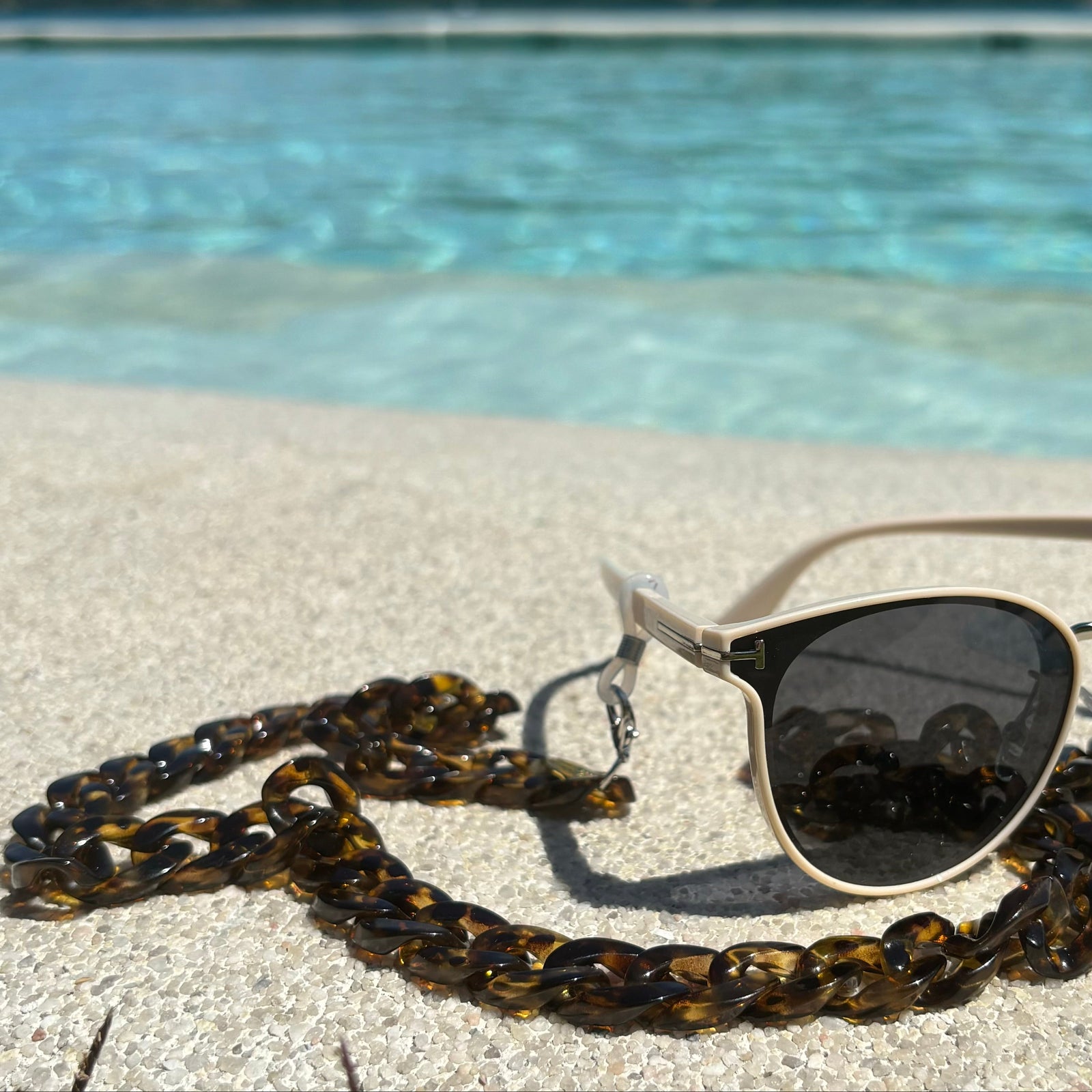 Glasses Chain - Classic Tortoise Shell