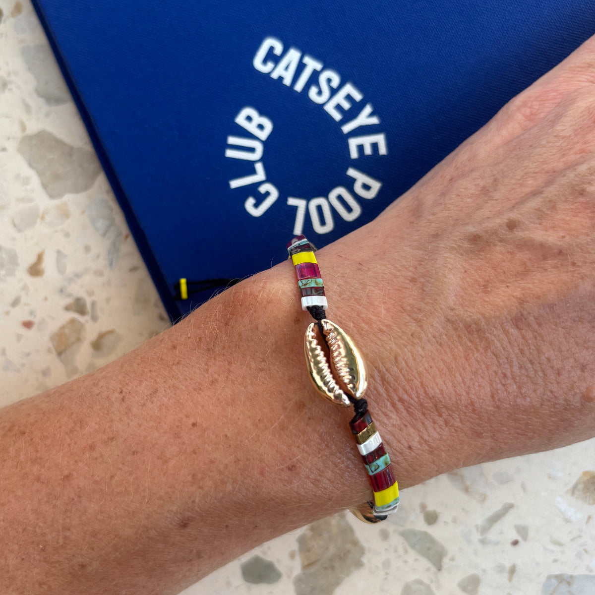 Cochella Shell Bracelet - Charcoal