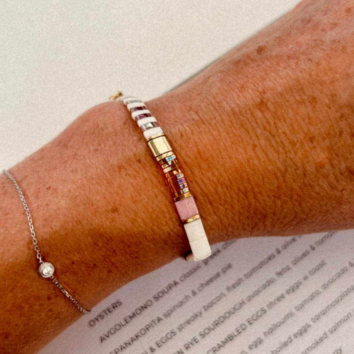 Ibiza Bracelet Cluster, Sherbet Crush